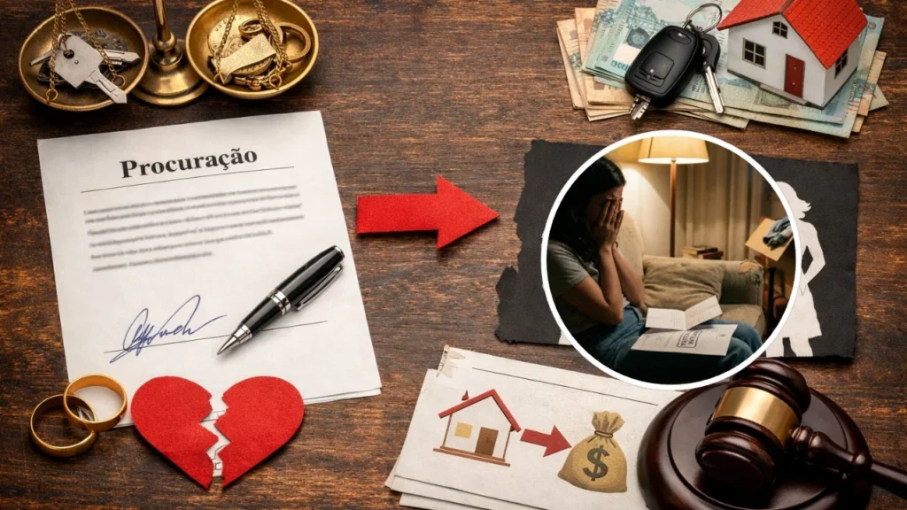 Mulher Assina Procuração Sem Saber e Perde Direitos em Divórcio: Entenda o Caso