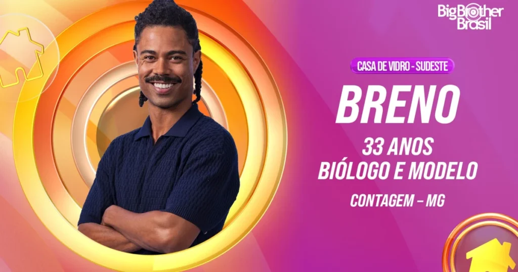 Breno, Mineiro de Contagem, é Revelado na Casa de Vidro do BBB 26 Breno, Mineiro de Contagem, é Revelado na Casa de Vidro do BBB 26