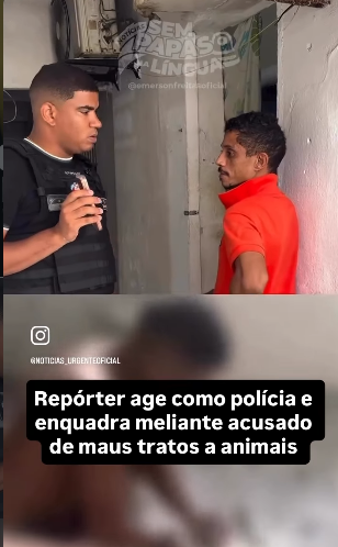 Homem é Detido por Agredir Cadela Após Ser Confrontado por Repórter Homem é Detido por Agredir Cadela Após Ser Confrontado por Repórter
