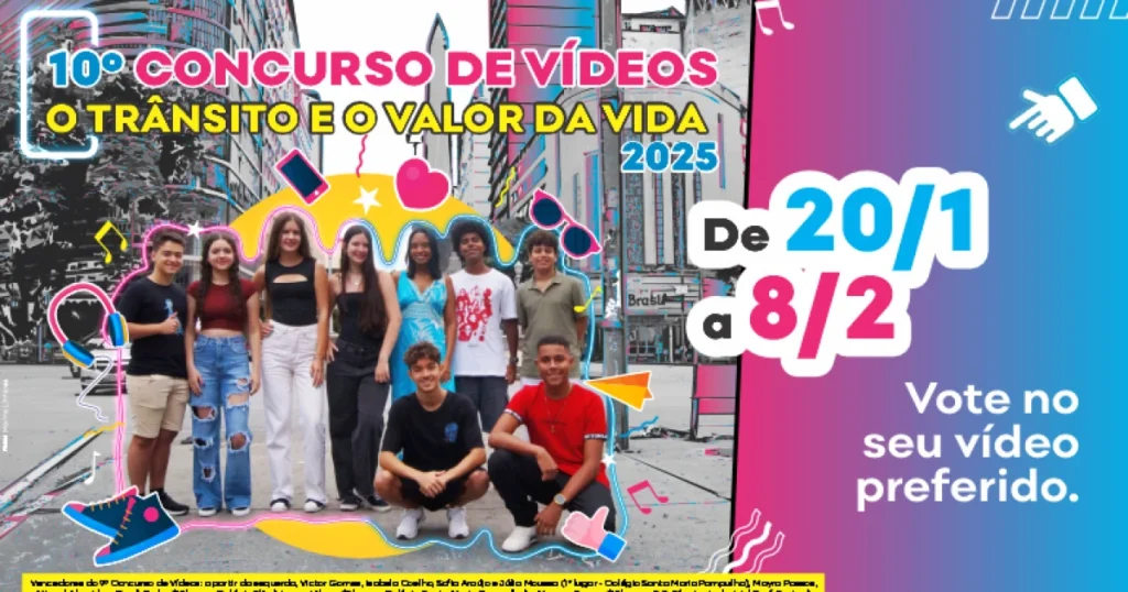 Votação do Concurso de Vídeos sobre Trânsito Seguro em BH: Participe e Ajude a Escolher os Vencedore