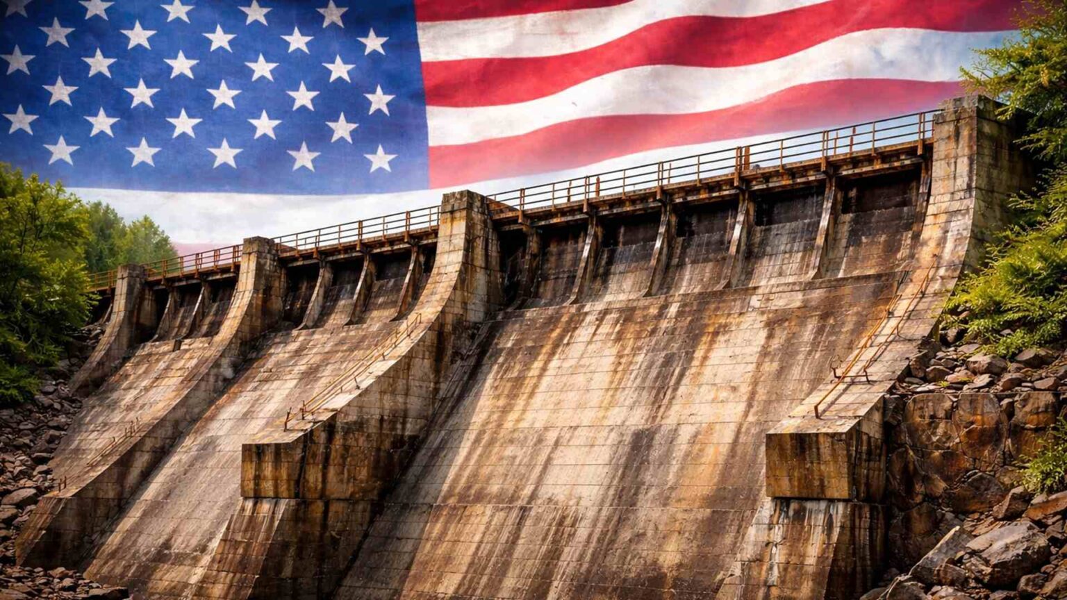 Barragens nos EUA: Estruturas Antigas Enfrentam Riscos Crescentes Até 2026 Barragens nos EUA: Estruturas Antigas Enfrentam Riscos Crescentes Até 2026