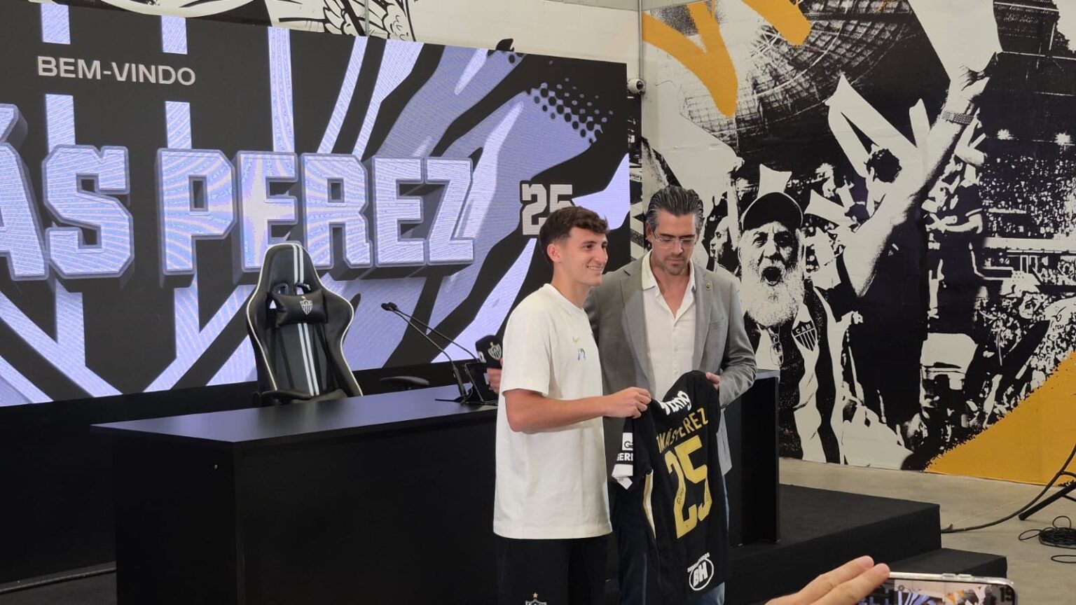 Tomás Perez Assume Desafio no Atlético-MG: "Demonstrar em Campo"