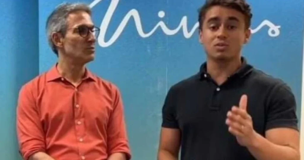 Zema Participa de Ato Convocado por Nikolas na Avenida Paulista