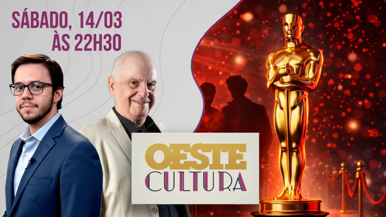 Explore a Cultura com Oeste: Programa do Dia 14/03/2026