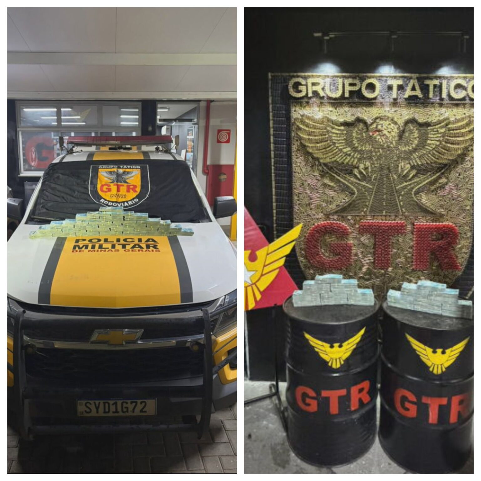 Dois Homens Detidos com R$ 500 Mil em Carro na BR-040 em Belo Horizonte Dois Homens Detidos com R$ 500 Mil em Carro na BR-040 em Belo Horizonte