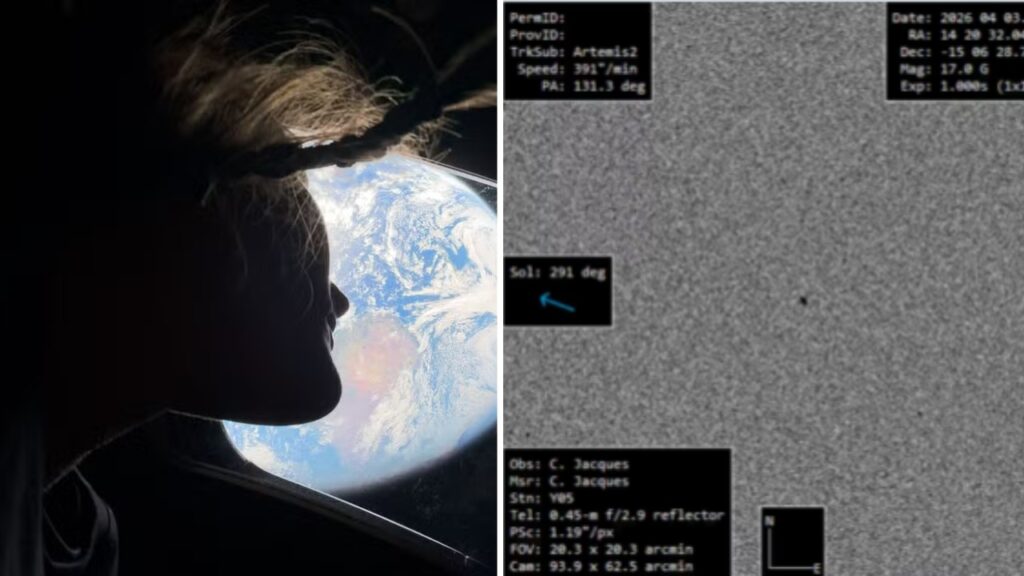 Observatório em Minas Gerais Registra Imagem da Artemis II a Mais de 300 Mil km da Terra