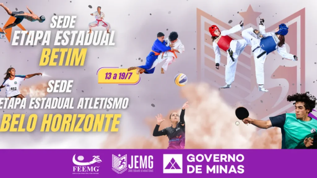 Betim e Belo Horizonte Confirmadas como Sedes do Estadual do JEMG 2026