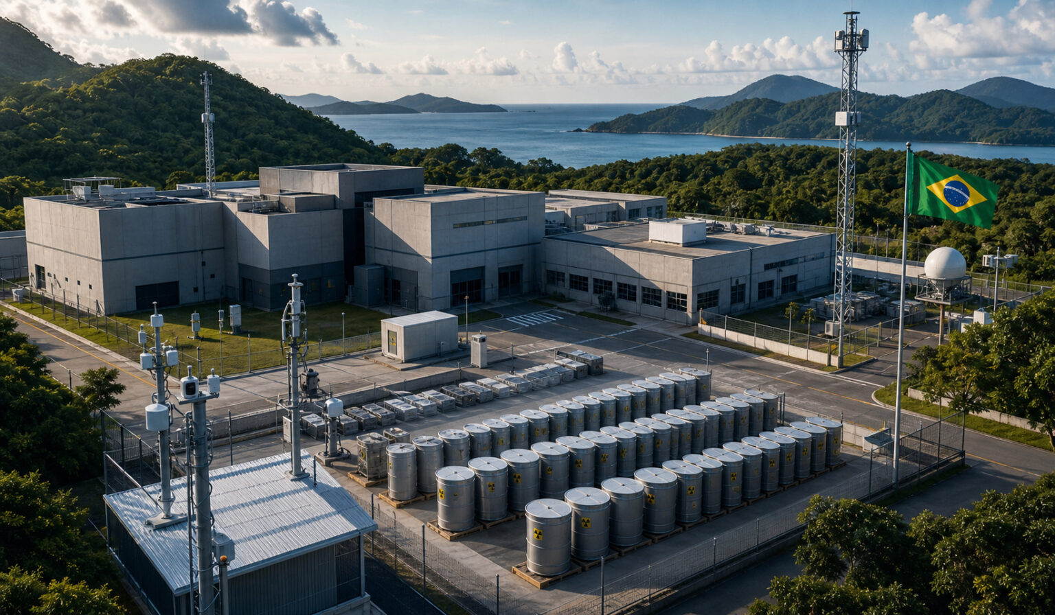 Brasil Planeja Início de Obra Nuclear Inédita em 2026 com Centena para Rejeitos Radioativos