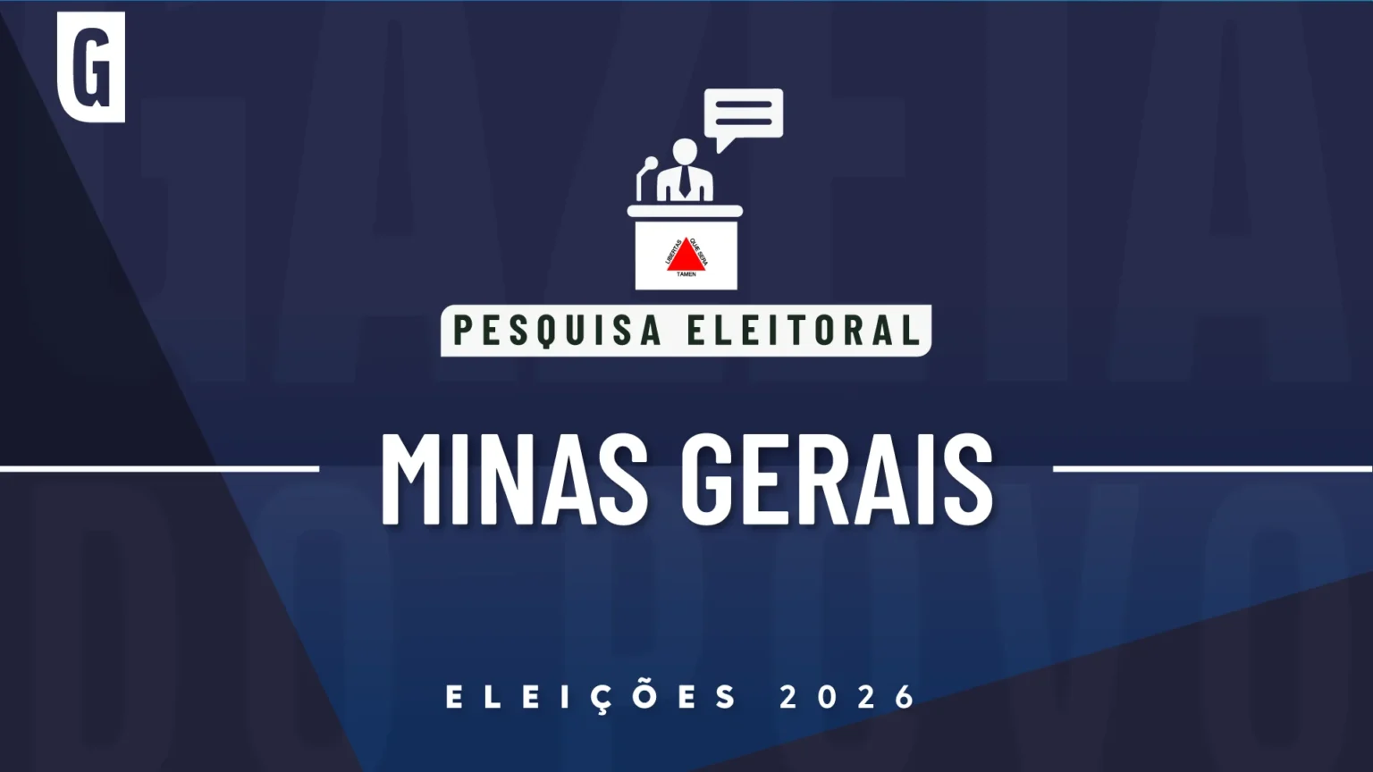 Pesquisa Real Time Big Data para governador de Minas Gerais 2026: Cleitinho lidera com ampla vantage