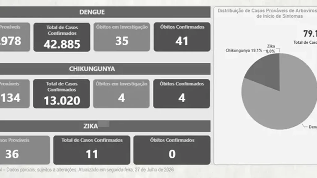 Minas Gerais registra mais de 55 mil casos de Dengue, Chikungunya e Zika com alerta para prevenção Minas Gerais registra mais de 55 mil casos de Dengue, Chikungunya e Zika com alerta para prevenção