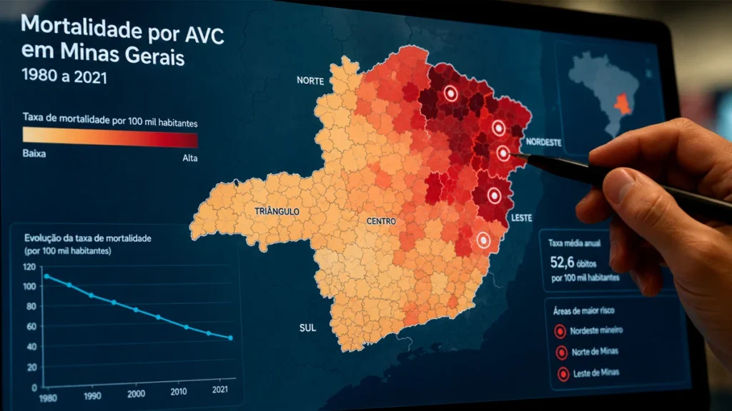 Mortalidade por AVC em Minas Gerais: Queda Geral e Áreas de Maior Risco Identificadas Mortalidade por AVC em Minas Gerais: Queda Geral e Áreas de Maior Risco Identificadas